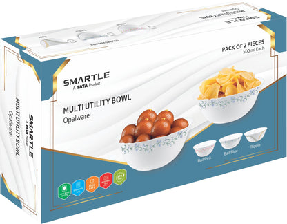 Smartle Multiutility Bowl Set Bail Blue set of 2 pcs
