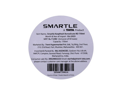 Smartle Keep Fresh Borosilicate Container Round 750 Ml 1 pc