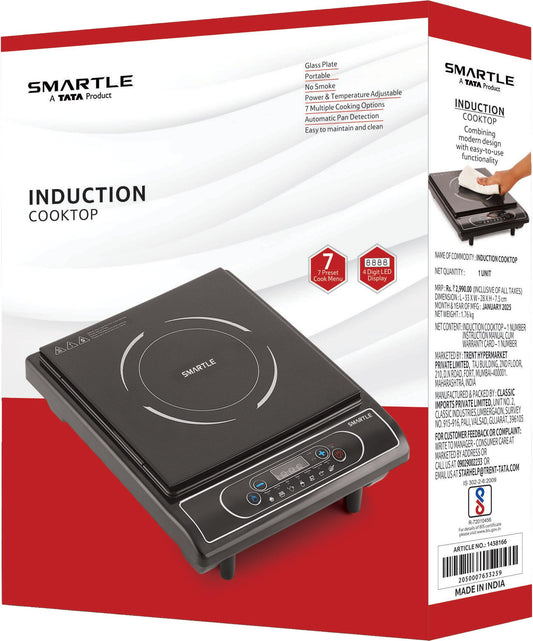 Smartle Induction Cooktop 1400 W 1 pc
