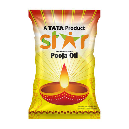 Star Pooja Oil Pouch 819 ml