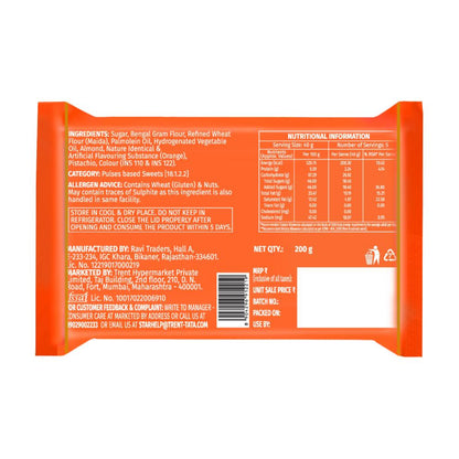 Fabsta Orange Soan Papdi, 200 g
