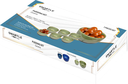 Smartle Pudding Set Green set of 7