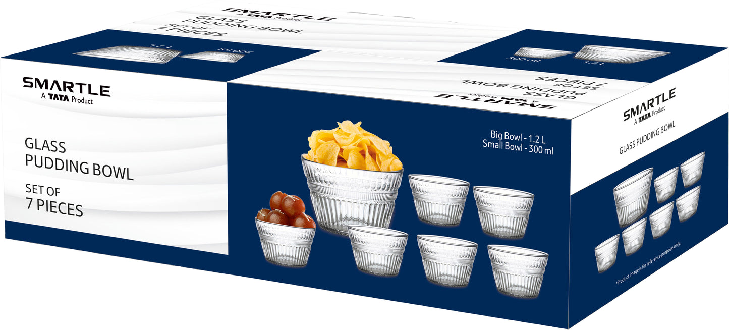 Smartle Krystal Glass Pudding set of 7