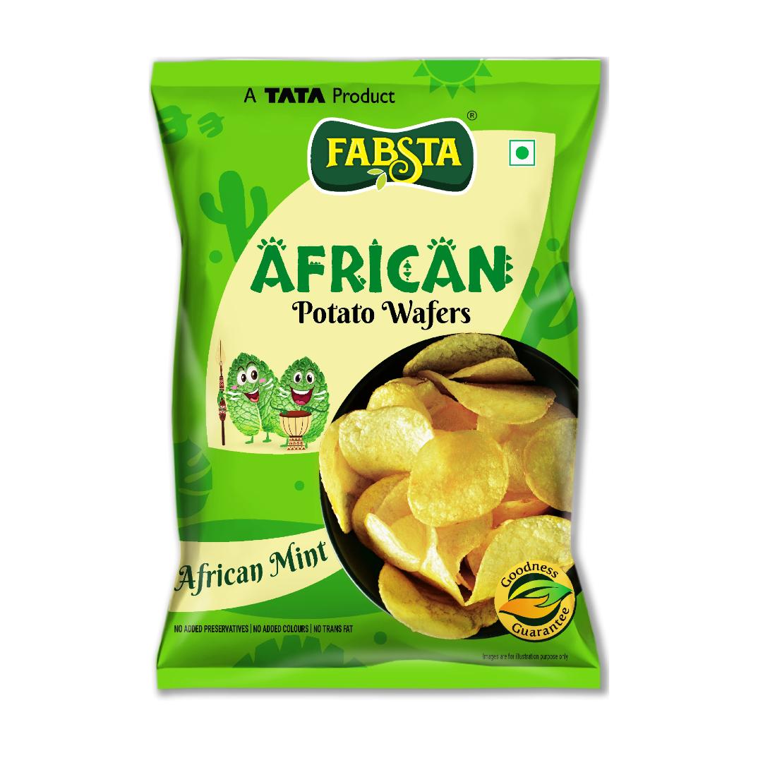 Fabsta Potato Wafers African Mint 135 g