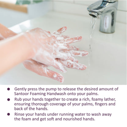 Santoor Foaming Handwash Pump 250 ml