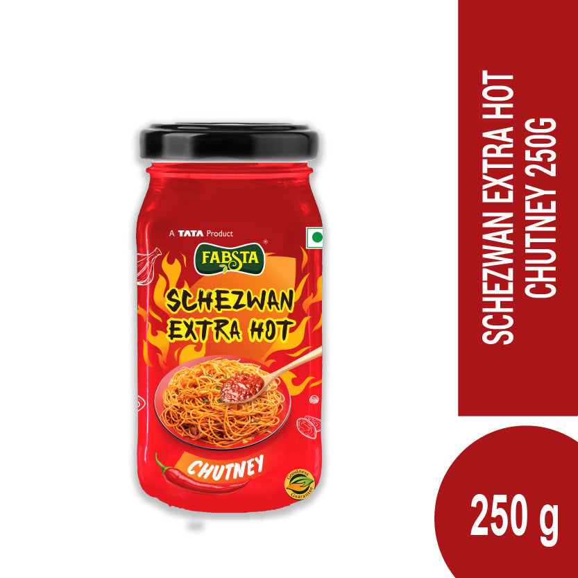 Fabsta Schezwan Extra Hot Chutney 250 Gm