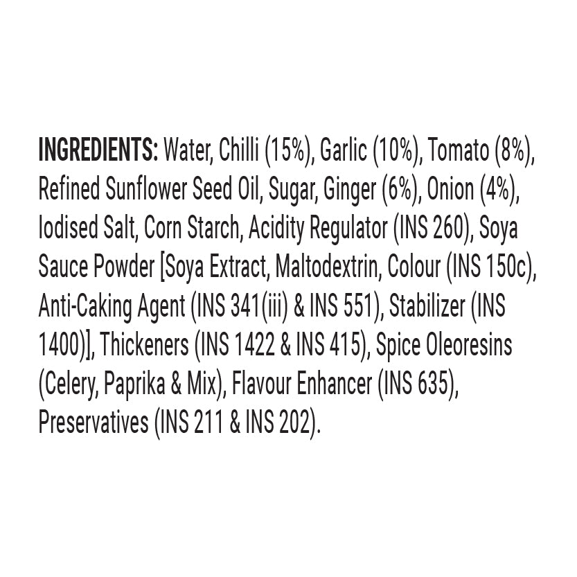 Fabsta Schezwan Extra Hot Chutney 250 Gm