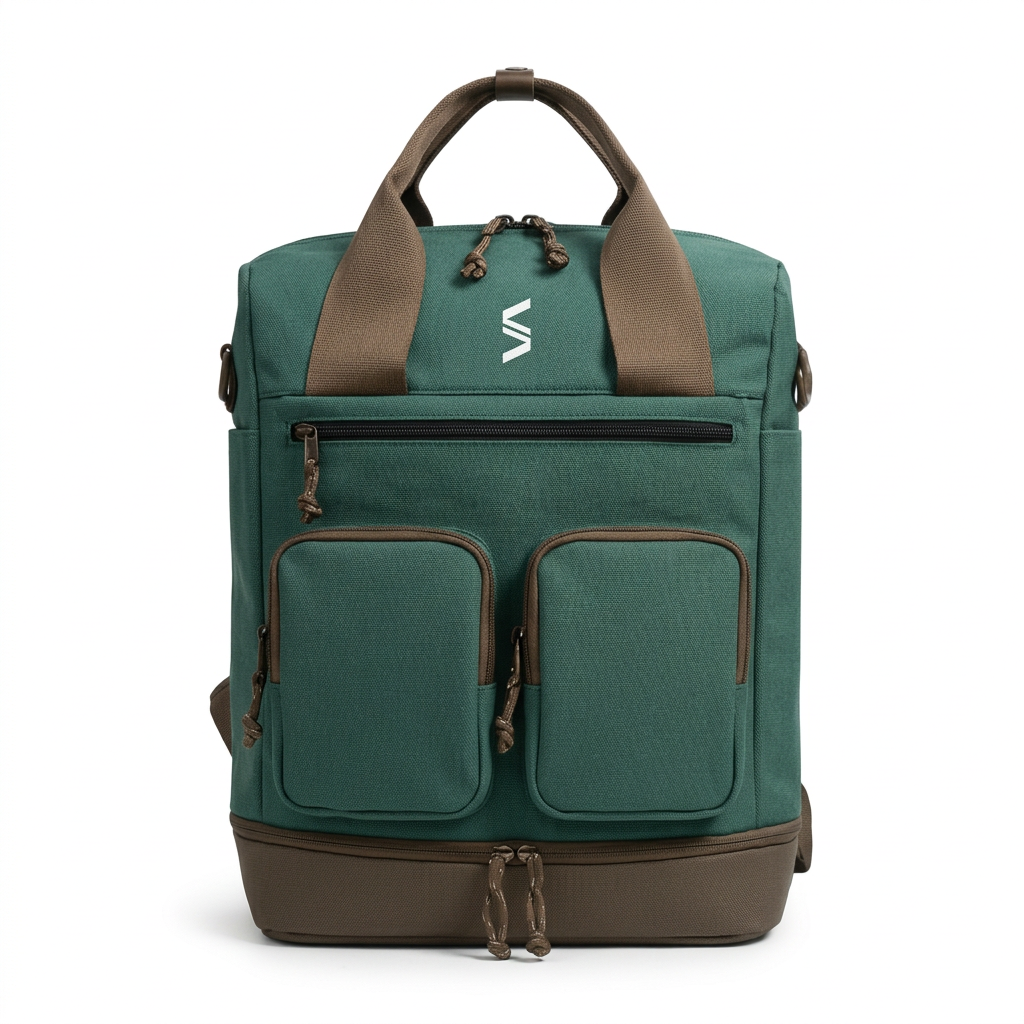 Smartle Laptop Backpack Brown & Green 1 Pc