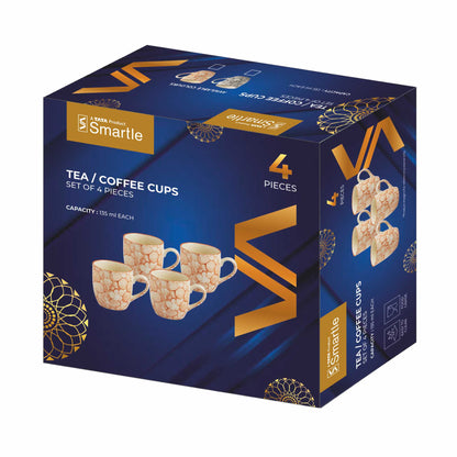 Smartle Melody Tea Coffee Mug 135 Ml Set Of 4 Pcs