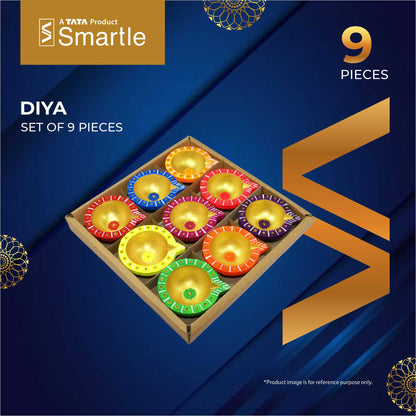 Smartle Matki Diya Pack Of 9