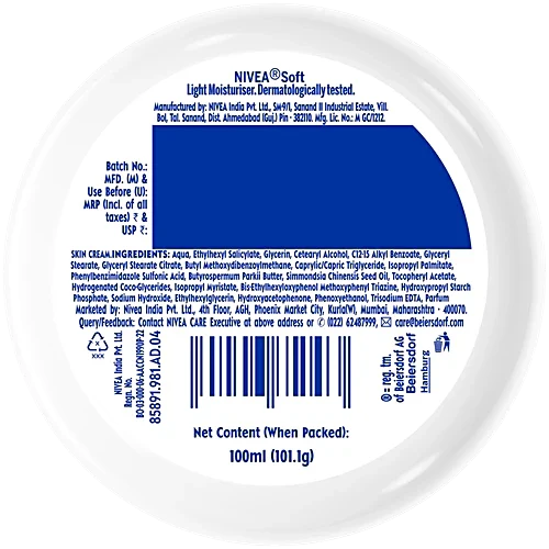 Nivea Soft Spf 15 100 ml