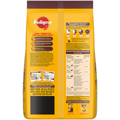 Pedigree Adult Meat & Rice 3 kg
