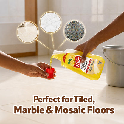 Klia Disinfectant Lemon Floor Cleaner, 1 L