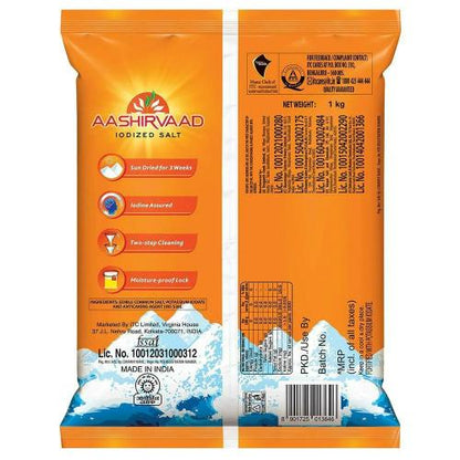 Aashirvaad Iodised Salt 1 kg