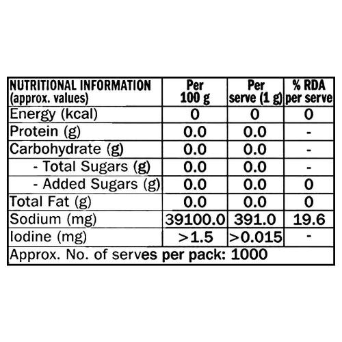 Aashirvaad Iodised Salt 1 kg