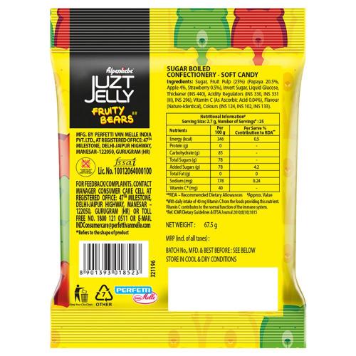 Alpenliebe Just Jelly Fruity Bears 67.5 g