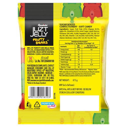 Alpenliebe Just Jelly Fruity Bears 67.5 g