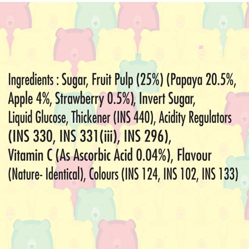 Alpenliebe Just Jelly Fruity Bears 67.5 gm