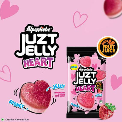 Alpenliebe Juzt Jelly Heart Pouch 94.6 gm
