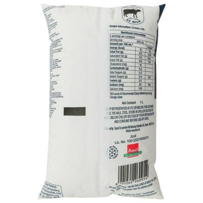 Amul Buffalo Pouch Milk 1 Ltr