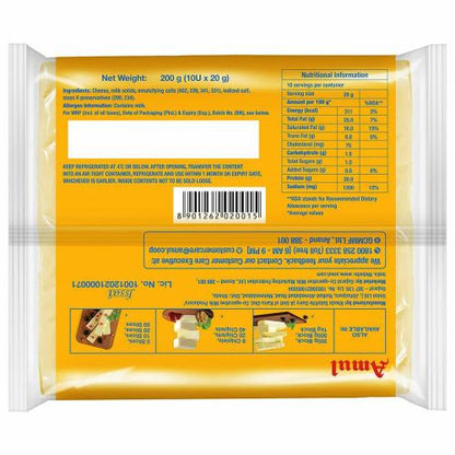 Amul Cheese Slice 200 gm
