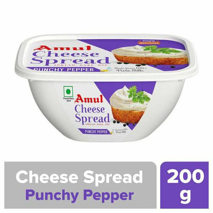 Amul Cheese Spread Pepper 200 g