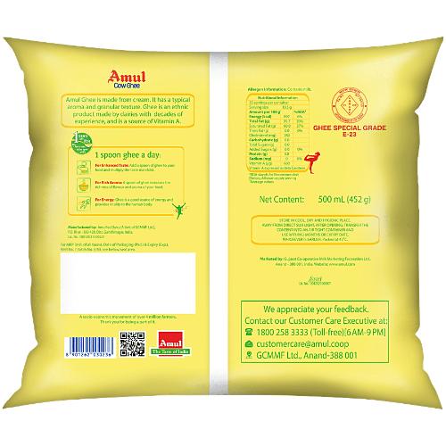 Amul Cow Ghee Pouch 500 ml
