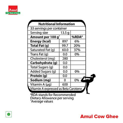 Amul Cow Ghee Pouch 500 ml