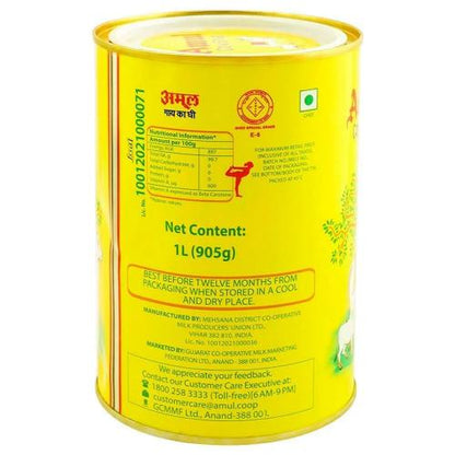 Amul Cow Ghee Tin 1 Ltr