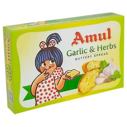Amul Garlic & Herbs Buttery Spread 100 Gm