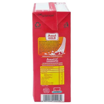 Amul Gold Milk Tetrapack 1 Ltr