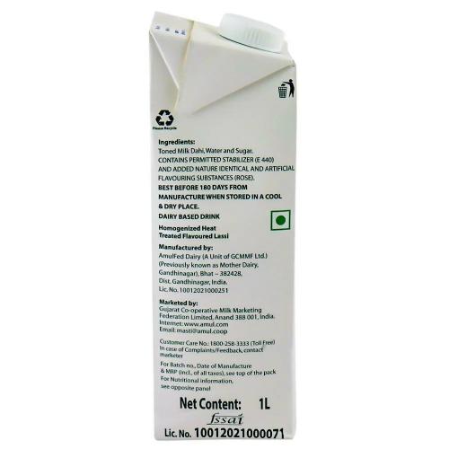 Amul Kool Rose Lassi Tetrapak 1 ltr