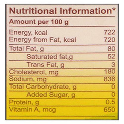 Amul Pasteurised Butter Tub 200 Gm