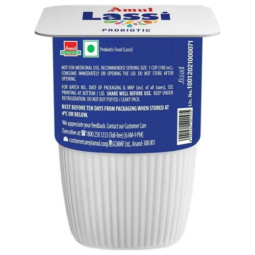 Amul Probiotic Rose Lassi Cup 180 ml