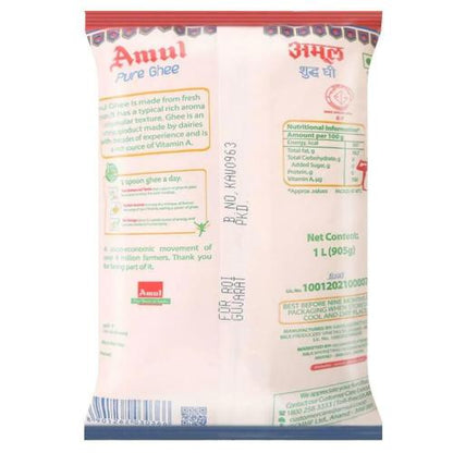 Amul Pure Desi Ghee Pouch 1 ltr