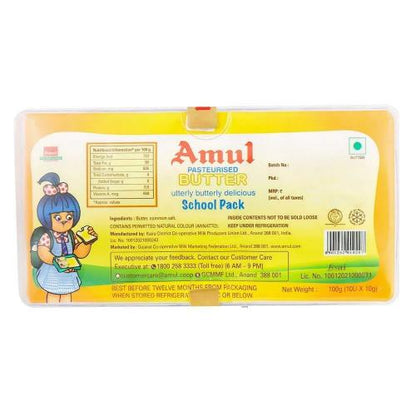 Amul School Pack Butter 100 Gm