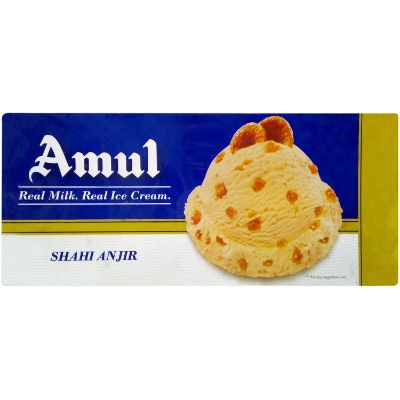 Amul Shahi Anjeer Ice Cream Bogo 750G+750G