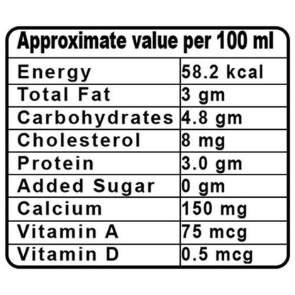 Amul Taaza Toned Milk Tetrapack 1 ltr