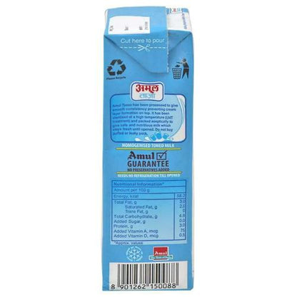 Amul Taaza Toned Milk Tetrapack 200 Ml