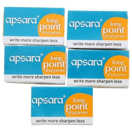 Apsara Long Point Sharpner pack of 5