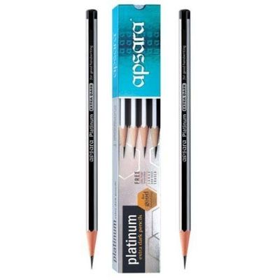 Apsara Platinum Extra Dark Pencils pack of 10