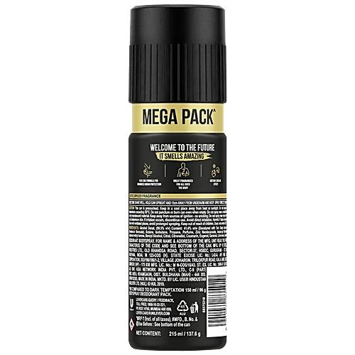 Axe Gold Temptation Deodorant Bodyspray For Men 215 ml