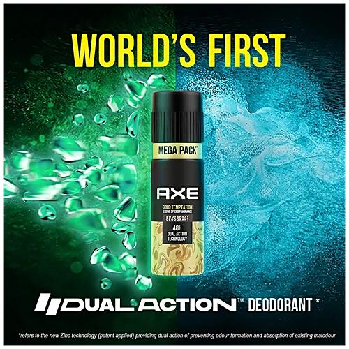 Axe Gold Temptation Deodorant Bodyspray For Men 215 ml