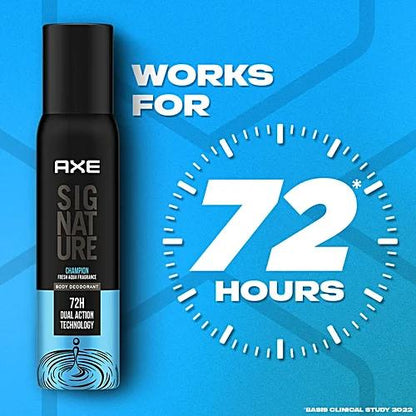 Axe Signature Champion Long Lasting No Gas Body Deodorant For Men 200 ml