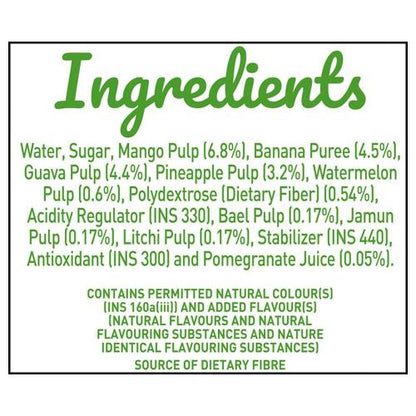 B Natural Mixed Fruit Tetrapak 1 ltr