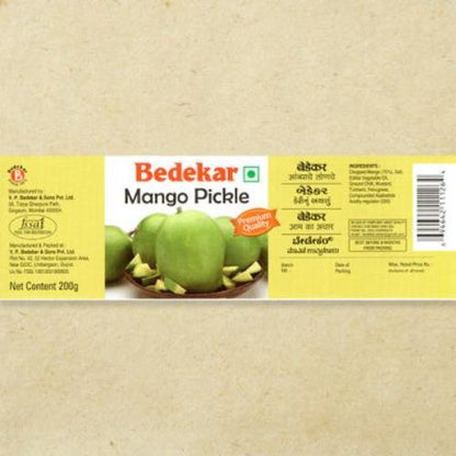 Bedekar Mango Pickle Jar 200 Gm