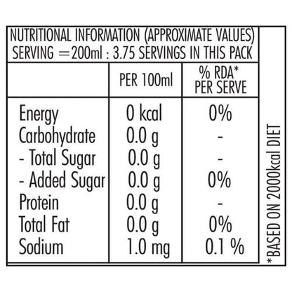 Bisleri Fizzy Soda Pet Bottle 750 Ml