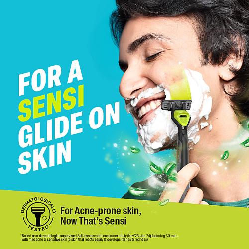 Bombay Shaving Company Sensi Smart 3 System Razor pack of 1