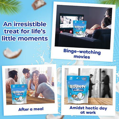 Bounty Chocolate Miniatures Bag 100 g