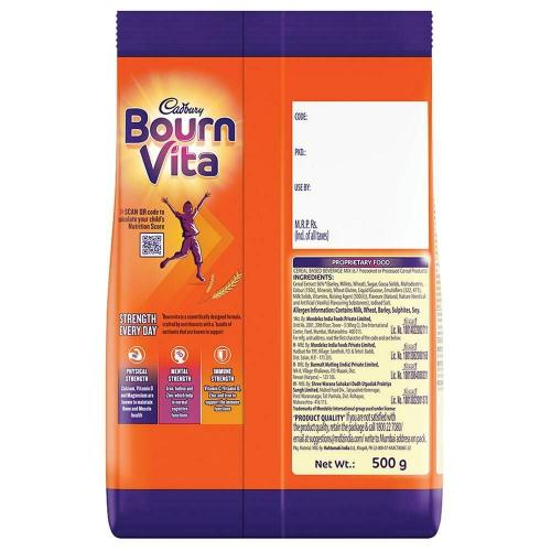 Bournvita Pro Chocolate Drink Pouch 500 gm